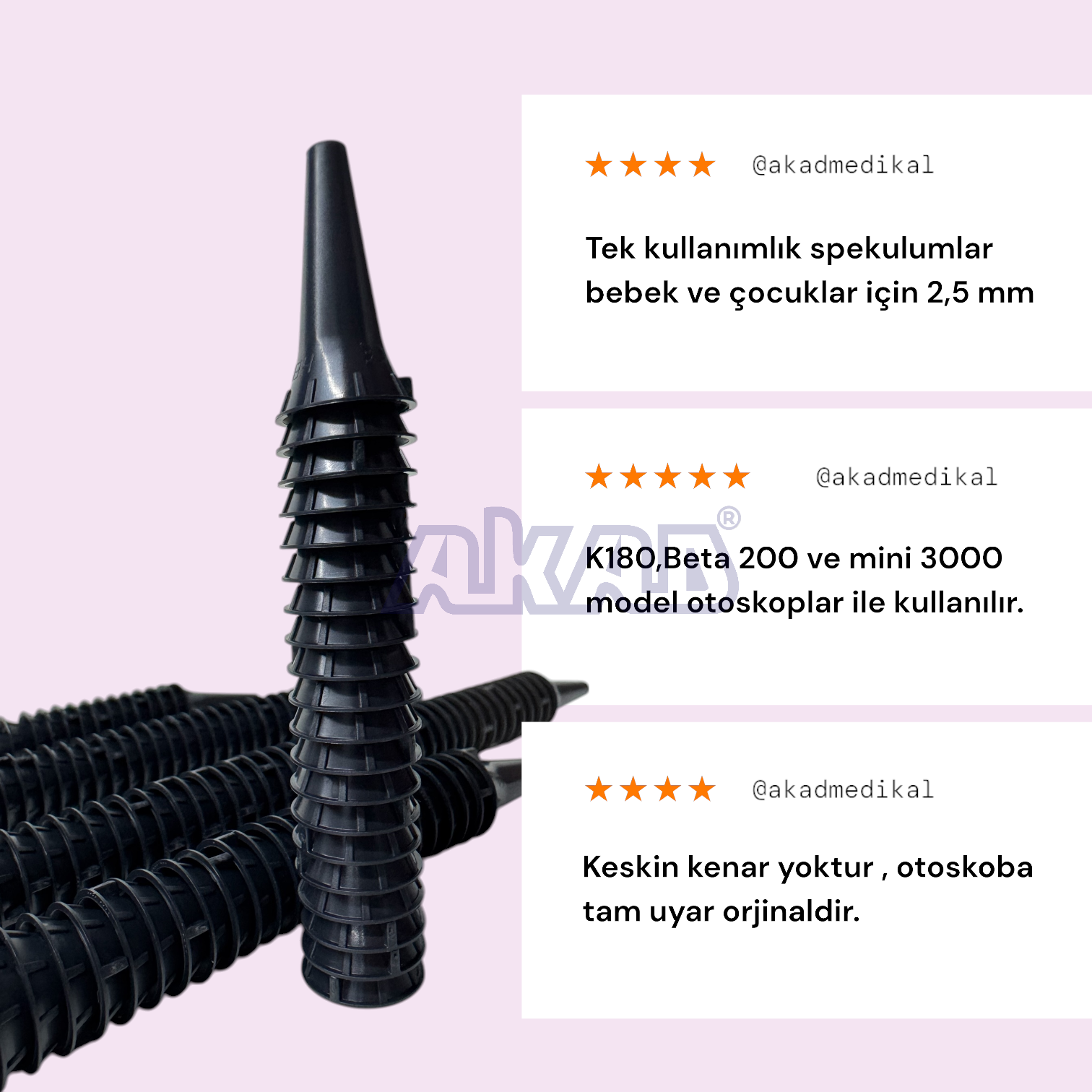 KULAK SPEKULUMU 2,5MM BEBEK/ÇOCUK BOY
